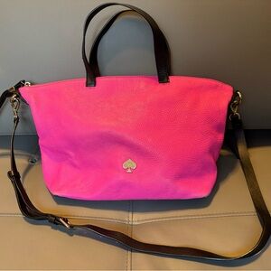 Kate Spade Hot Pink & Black Crossbody Bag